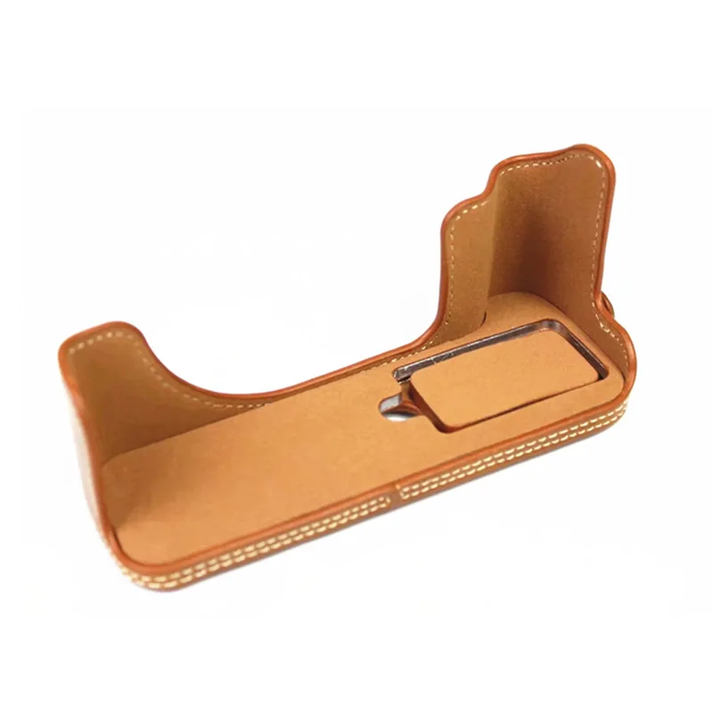 جراب جلد صناعي لفوجي فيلم ، حقيبة كاميرا فيديو ، غطاء كامل للجسم ، غلاف واقي للعدسة بحزام ، فوجي ، XT200 ، 15-45 ، فاخر