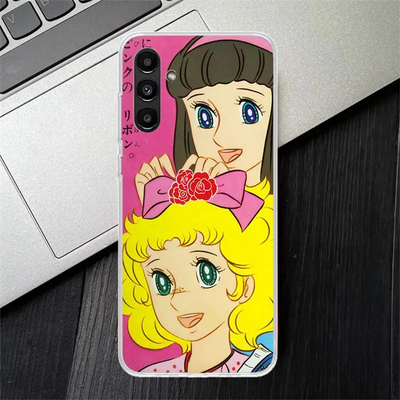 Anime Candy Phone Case For Samsung Galaxy A14 A15 A13 A12 A54 A55 A53 A52 A34 A35 A33 A32 A24 A25 A23 A22 A04S A03S A02S