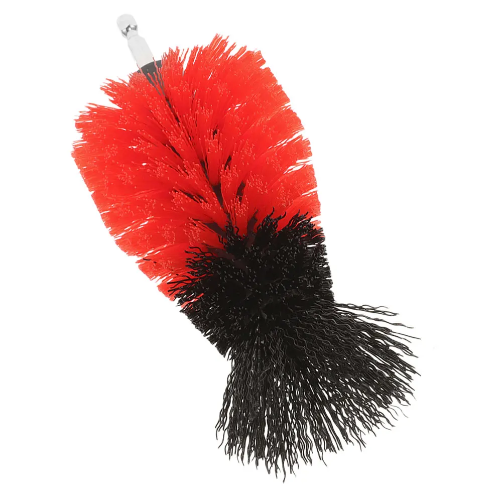 

Electric Drill Brush Accessories Kit Red Durable PP Steel Cleaning Polishing Tool Drill Brushes Tile Wheel Scrubber Attachment
