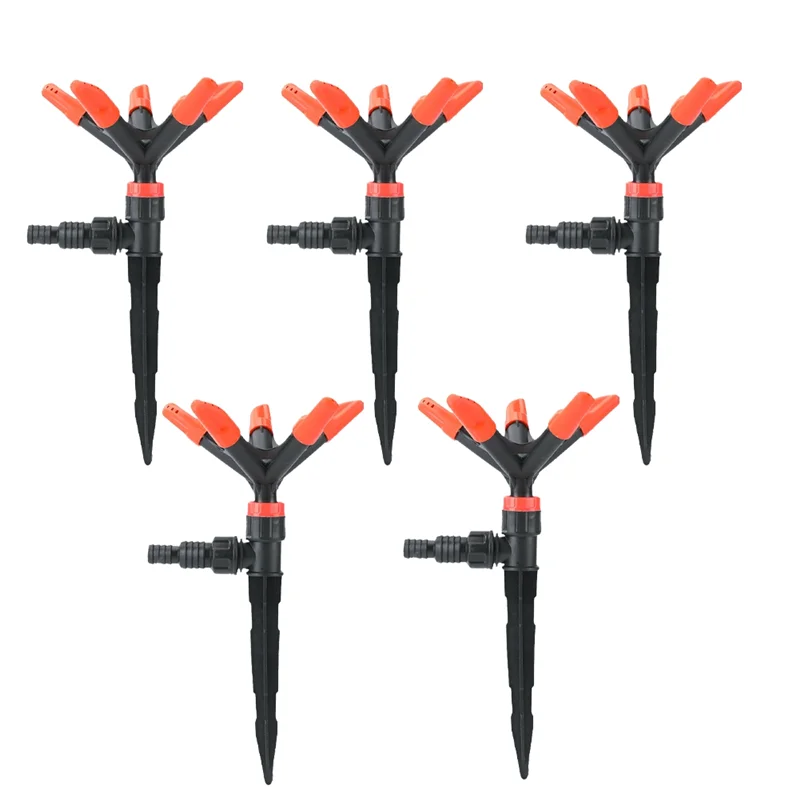 

A21I-360 Degree Rotating Nozzle Automatic Sprinkler For Watering Flowers, Vegetables, Water Pipes And Garden Lawn Irrigation