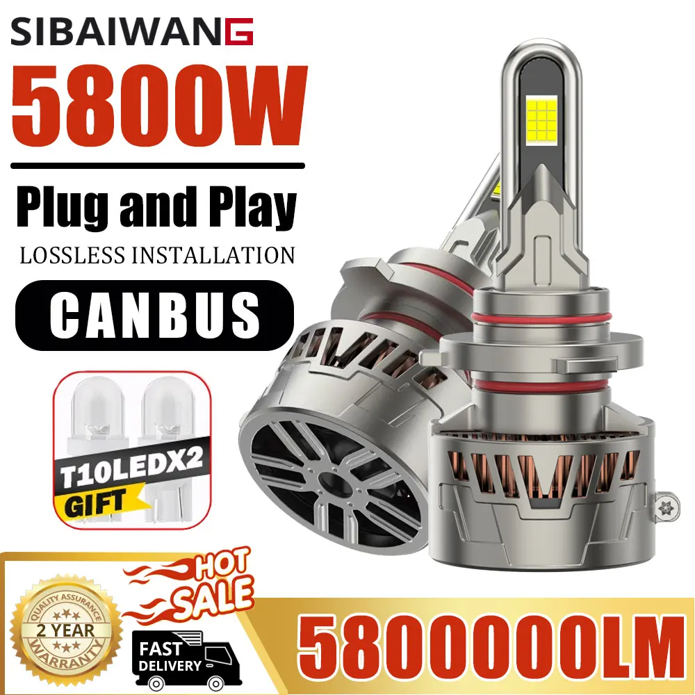 

H7 H4 H11 LED Headlight Bulb Canbus H8 9005 HB3 9006 HB4 6000K Super Bright Car Lamps H9 1:1 Turbo Lamp Fog Lights Led 12V