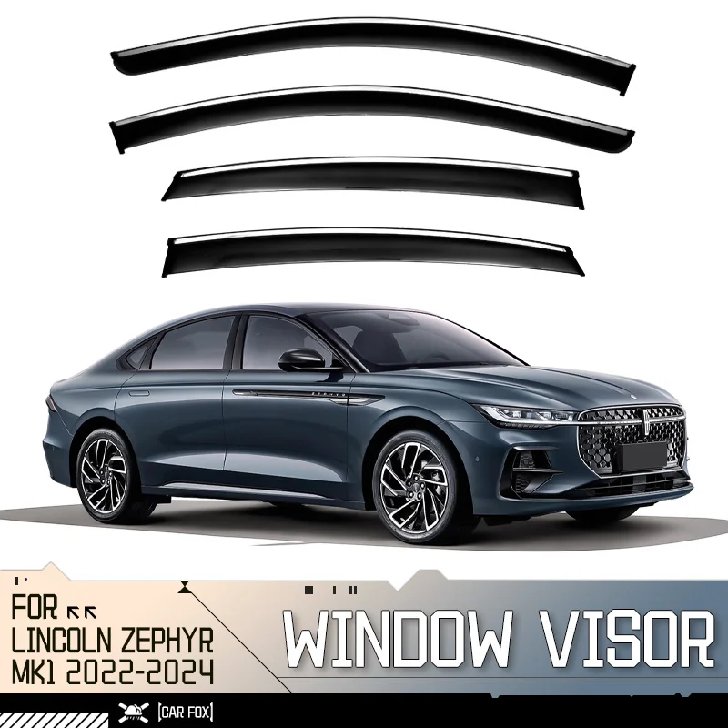 

For Lincoln Z MK1 2022-2024 Plastic Window Visor Vent Shades Sun Rain Deflector Guard For Lincoln Z MK1 2022-2024