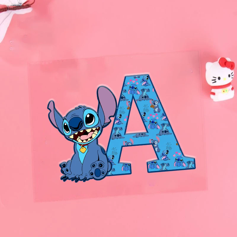 غرزة ديزني الكرتون رسالة ثلاثية الأبعاد نقل ملصق UV DTF ملصقات Kawaii كوب ماء زجاجة ماء علب الاغذية لتقوم بها بنفسك ملصق مقاوم للماء