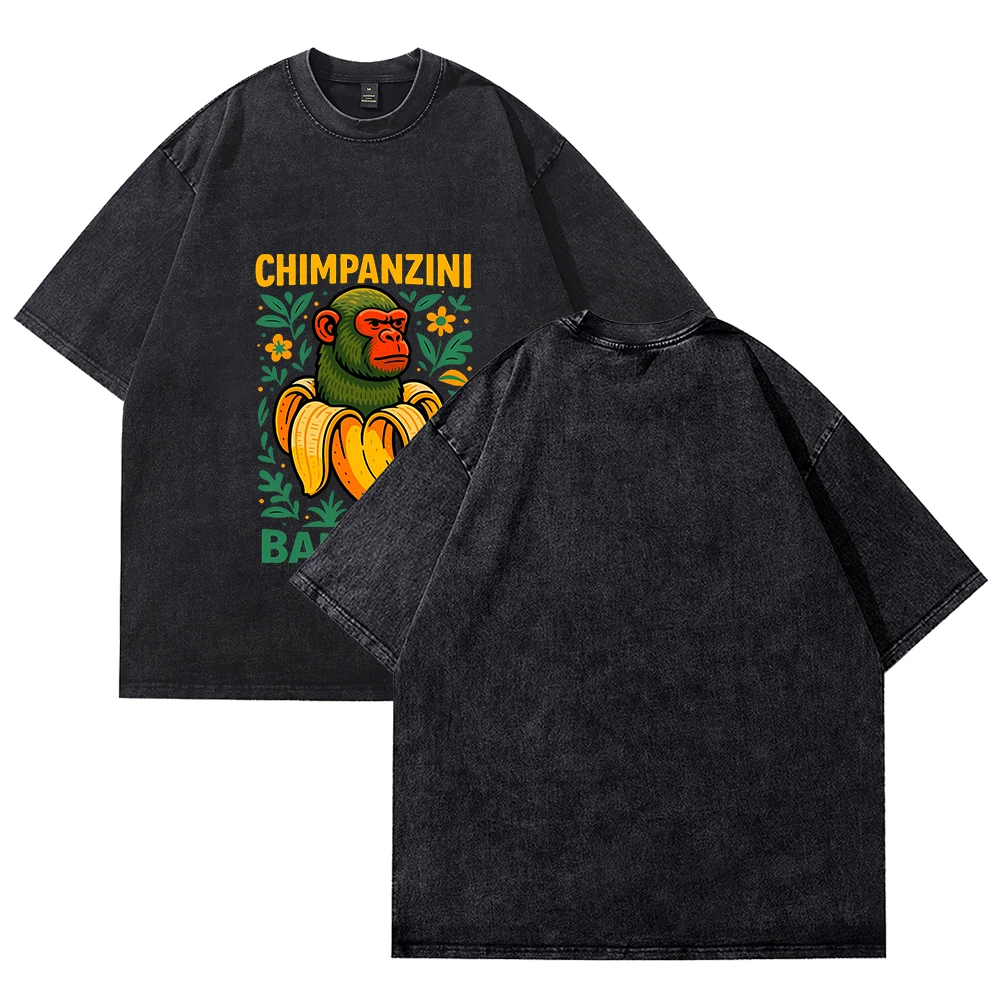 

Bananini Merch Tour 2025 T-Shirts Merch Summer Unisex Fashion Short Sleeve Tee Streetwear Wash Cotton HipHop T-shirts