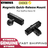 CYNOVA For GoPro Hero 13 Magnetic Quick Release Mount Aluminum Mag Latch Adapter Ball Joint For Go Pro Hero 13 Black Accessories