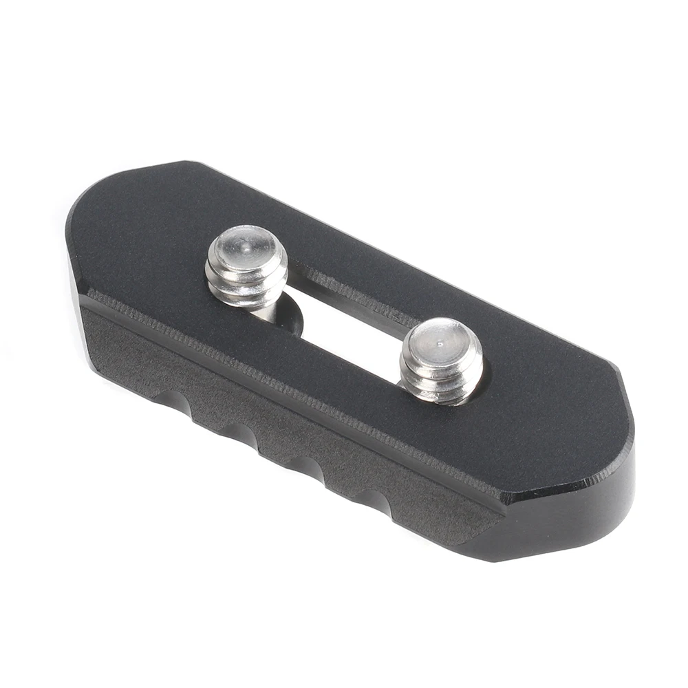 FOTGA-Transrail de sécurité à dégagement rapide, 4.9cm de long, vis 1/4 ", plaque de dégagement rapide pour appareil photo