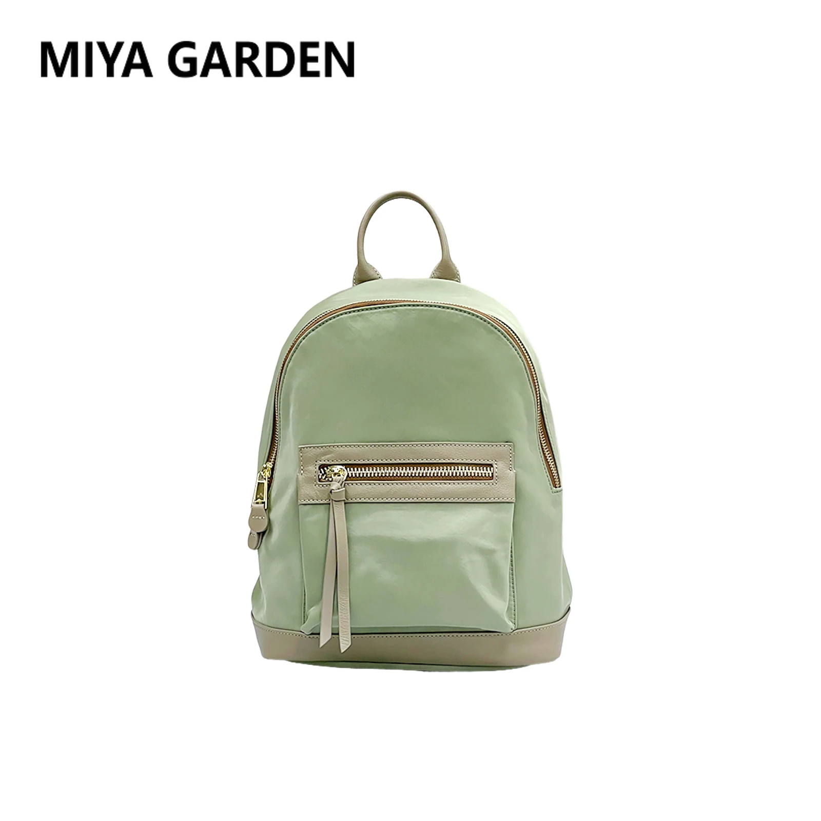 Miya Garden กระเป๋าเป้ผู้หญิงผ้าไนลอนคุณภาพสูง, กระเป๋าเป้สะพายหลังของผู้หญิงกระเป๋าเป้สะพายไหล่ใหม่กระเป๋าเดินทางนักเรียนสดใส