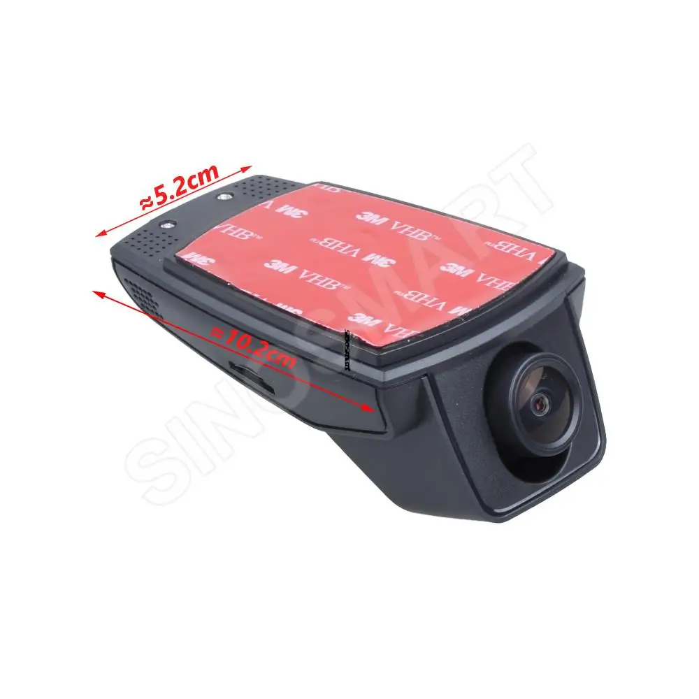 SINOSMART 1080P 1K 2K 4K Universal Dash Cam Wi-Fi DVR for Honda Mitsubishi Volkswagen Mazda Hyundai Kia App Control SONY IMX307