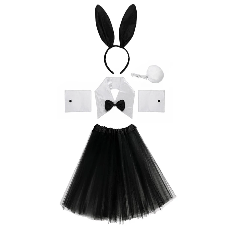 

Easter Bunny Costume Set Bunny Cosplay Costume Women Rabbit Headband Costume