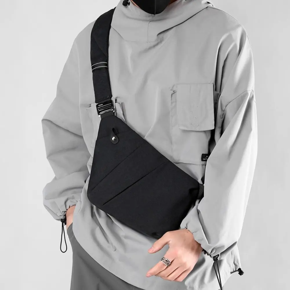 Sac à bandoulière antivol imperméable, bande de coulée, sangles initiées réglables, portefeuille invisible de sport, grande capacité, nylon