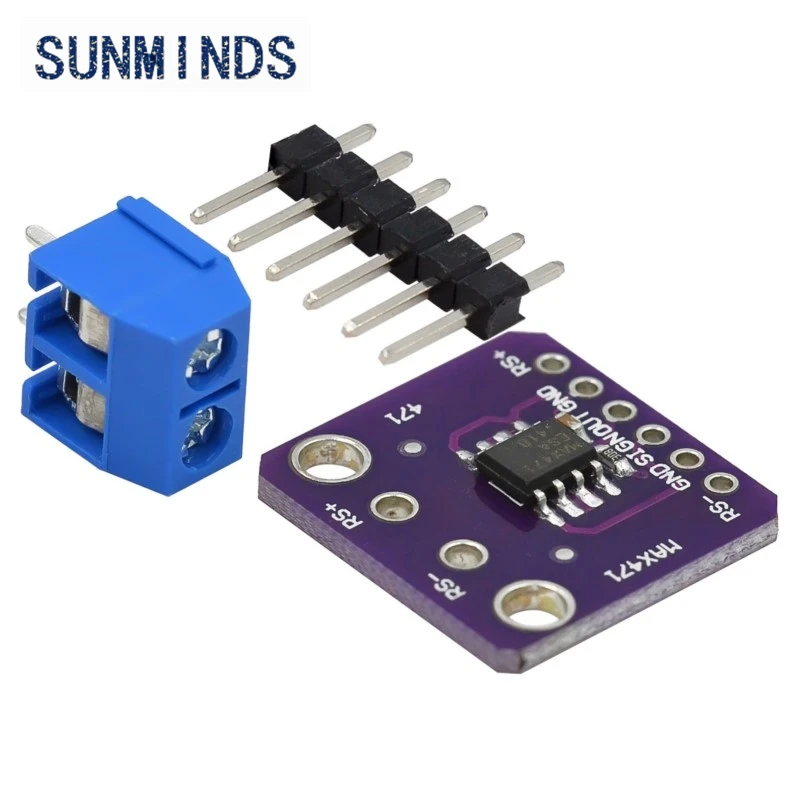 Max471 Voltage Current Sensor Module For Arduino AVR Tester Board 5V DC 3-25V 0-3A Resistive Voltage Divider GY-471 Sensors