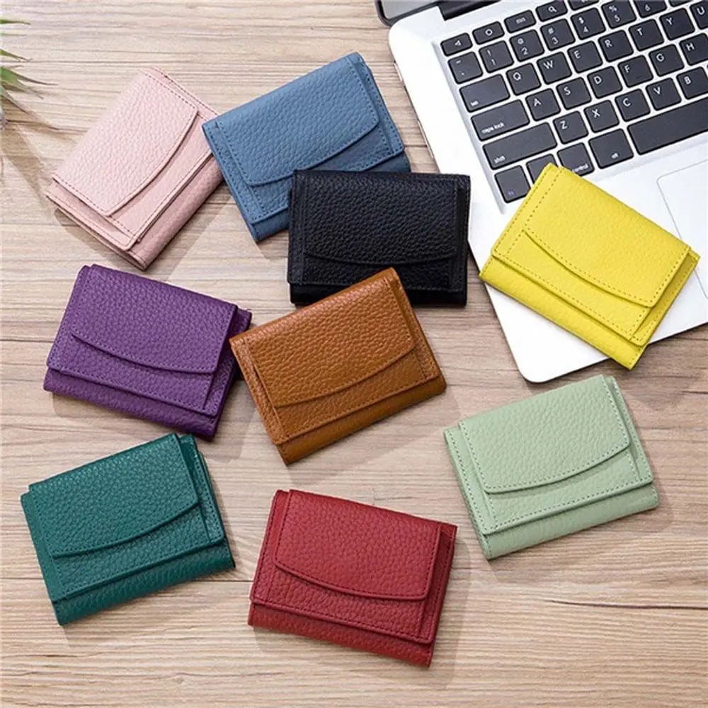 Girls Creative Coin Bag Women Cash Clip Buckle Wallet ID Card holder Short Purse Coin purse Rfid Wallet