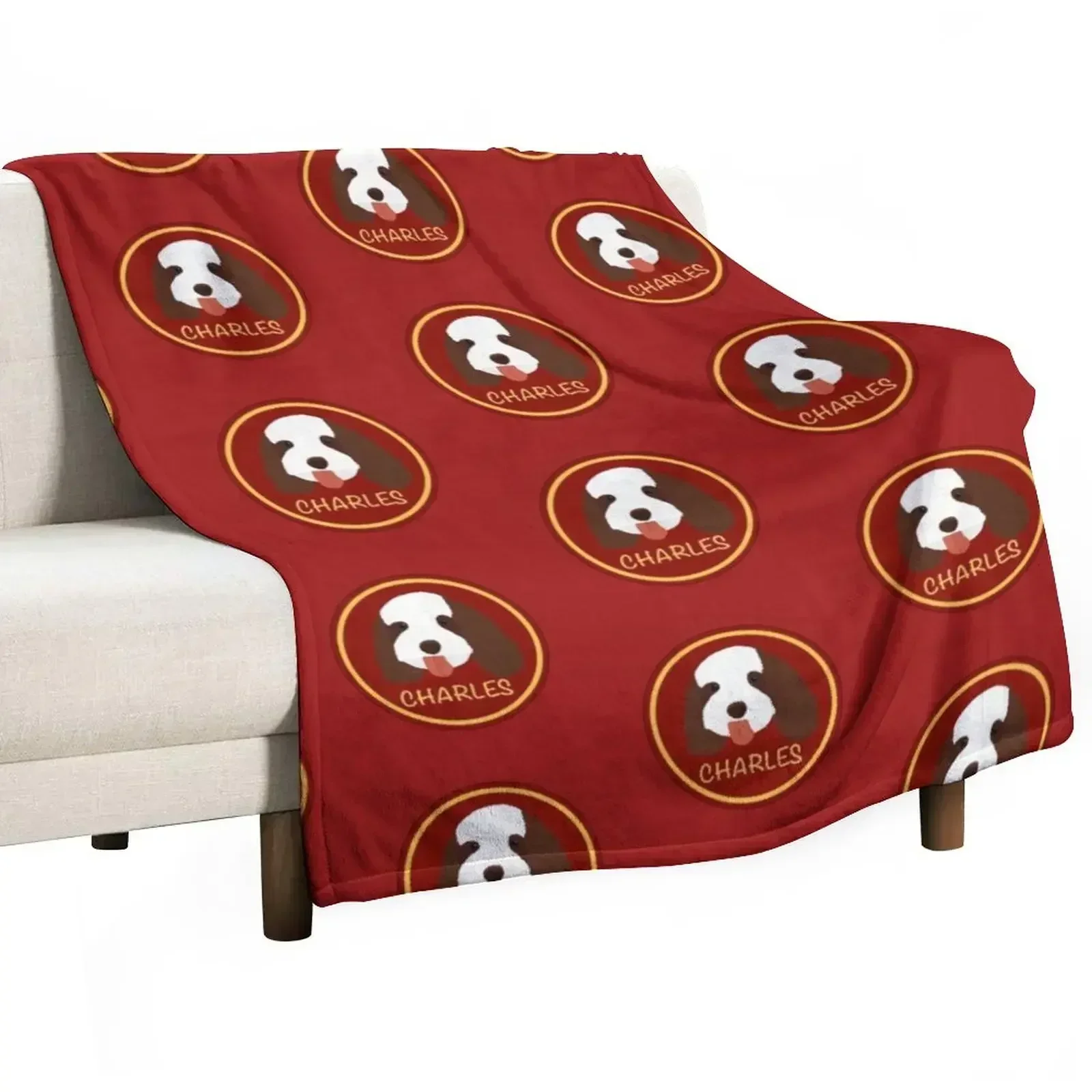 Charles Throw Blanket Bed Soft Big Decorative Sofas Hairy Furry wednesday Blankets