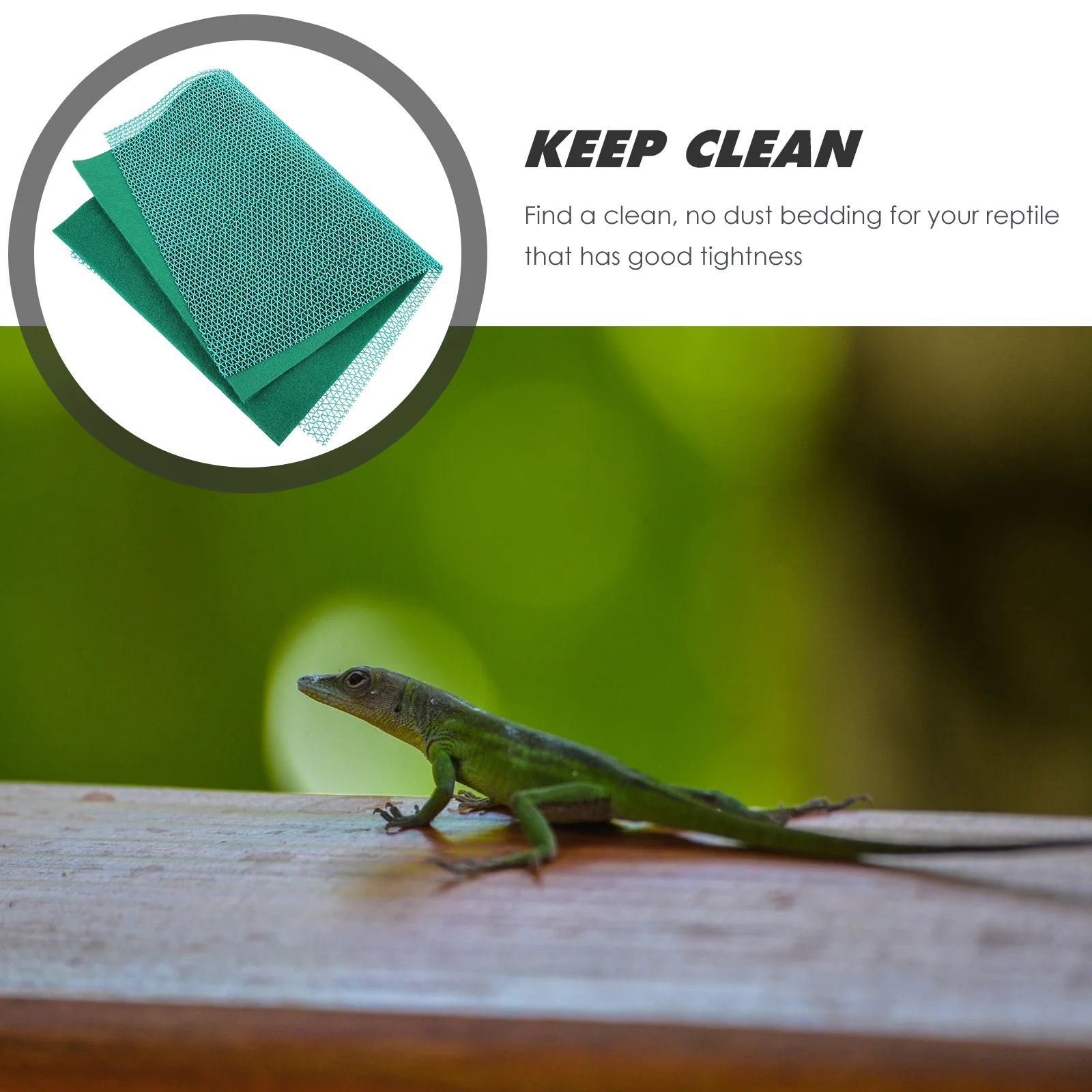 

1 set Tortoise Mat Reptile Tank Terrarium Accessories Green Turtle Lizard Carpets Wear Resist Waterproof Pet Supplies Bedding