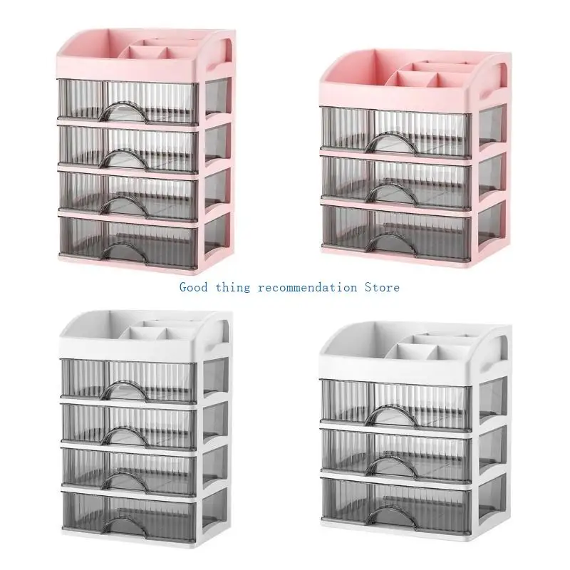

634E Practical Makeup Container with Drawers Easy Access Cosmetics Storage Organizers