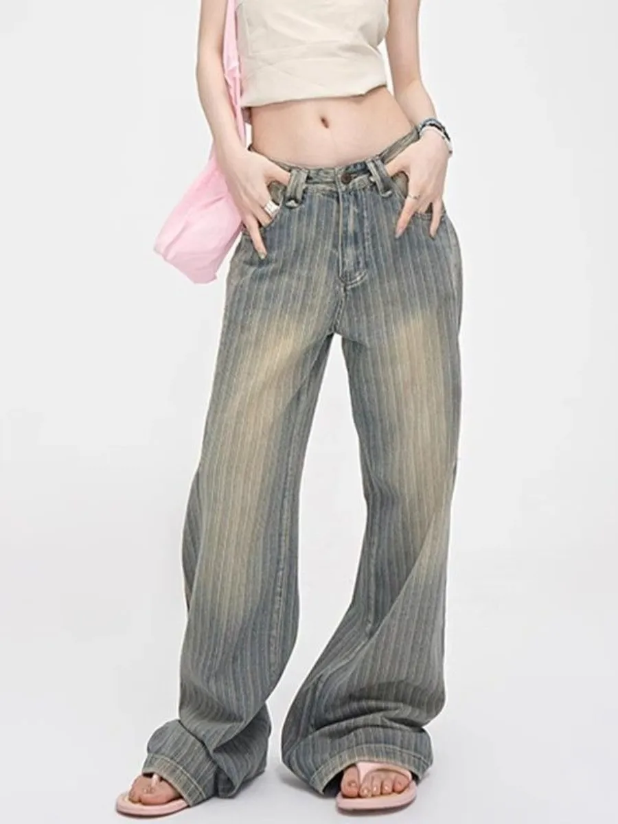 conjunto-de-dos-piezas-de-pantalones-vaqueros-americanos-retro-desgastados-de-cintura-baja-a-rayas-para-mujer-versatiles-ad