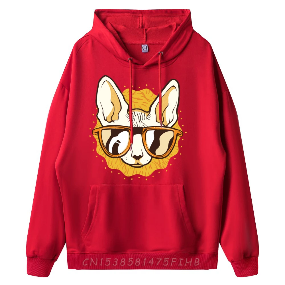 Sphynx Cat With Sunglasses Funny Cute Graphic Black Graphic Tees Streetwear Gift Christmas Sweater