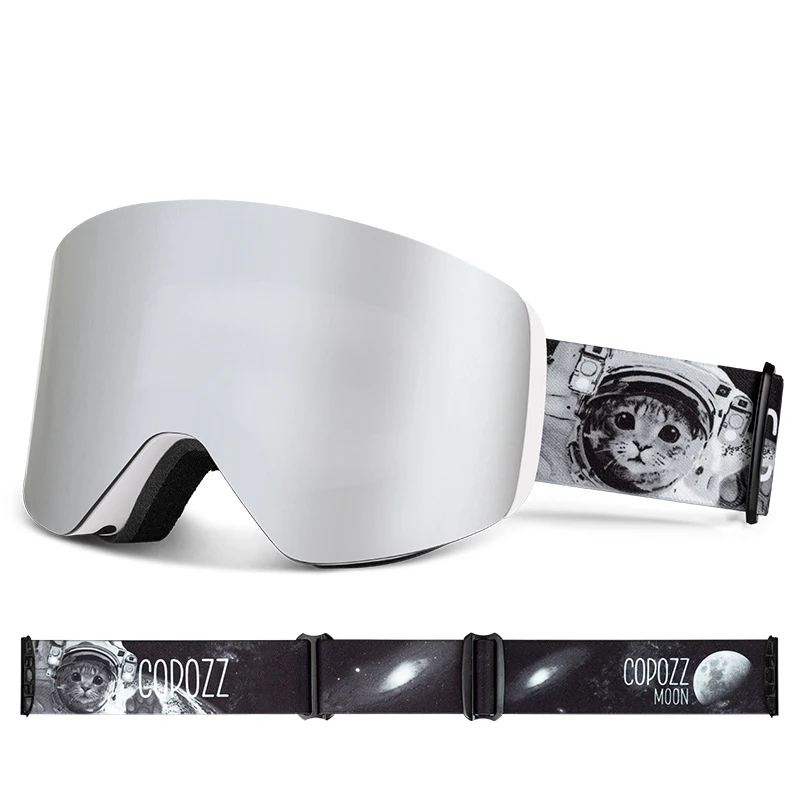 

New Ski Glasses Double-Layer UV Protection Veneer snow Eyeglass Magnetic Anti-Fog outdoor Mountaineering Goggles for Men Women