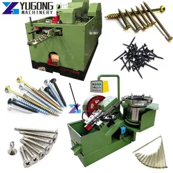 Automatic Threading Machine Drywall Screw Thread Rolling Machine Self Tapping Screw Wire Nail Making Machine