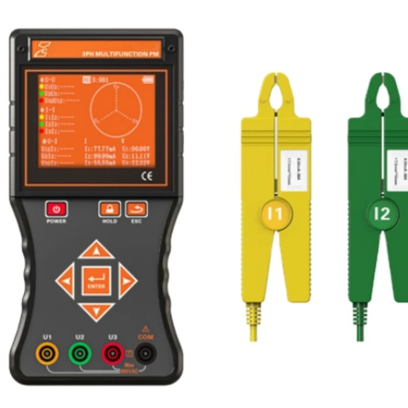 

Ручной интеллектуальный трехфазный многофункциональный измеритель мощности