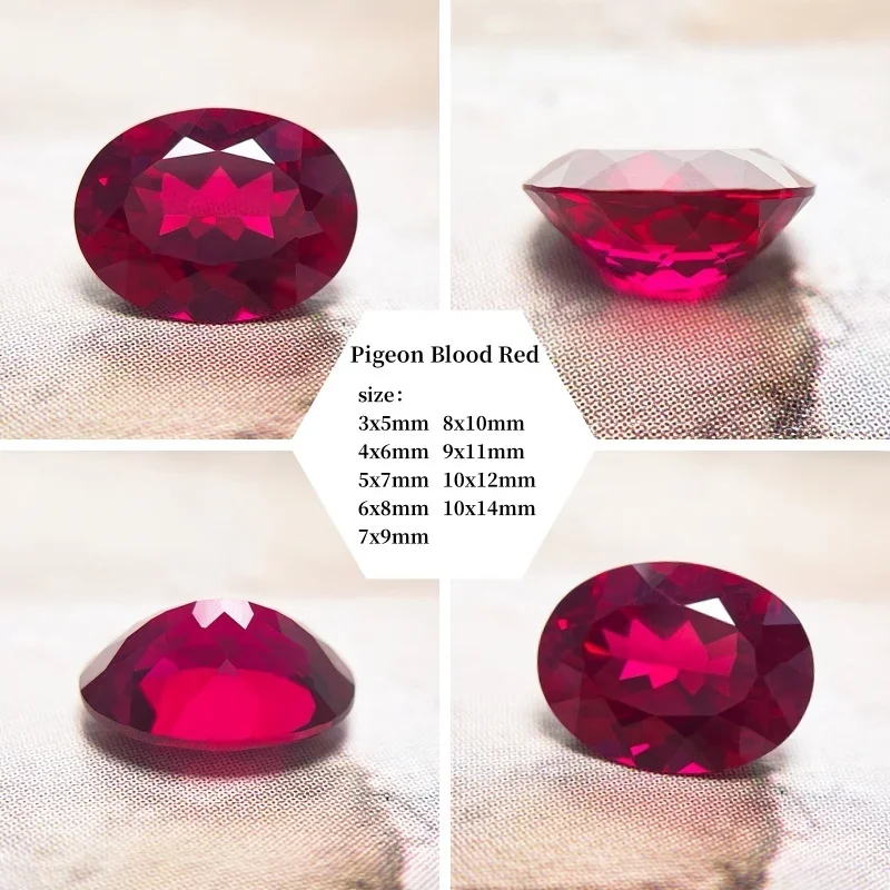 

TopTop Quality Lab Grown Sapphire Oval Shape For DIY Jewelry Making The Main Materials Of Rings And Necklaces AGL Certificate