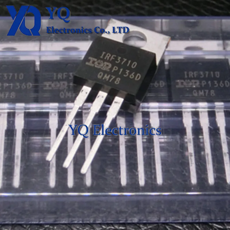 10PCS/lot New OriginaI IRF3710PBF TO-220 N-channel 100V/57A direct insertion MOSFET field-effect transistor