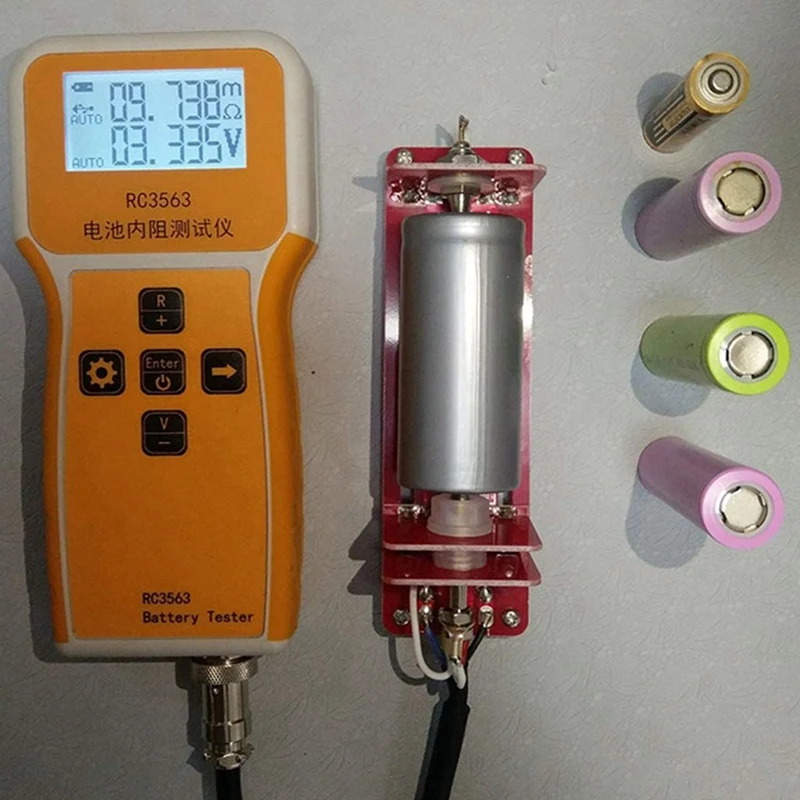 Imagem -02 - Resistência Interna Tensão 3-digit Battery Tester True Four-wire ac Lithium Chumbo-ácido Detector Rc3563