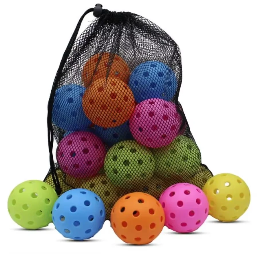

40 Holes Pickleball & Paddles USAPA Approved Perfectly Balanced, Crack-Resistant, High Bounce for US Open, Training & Tournament