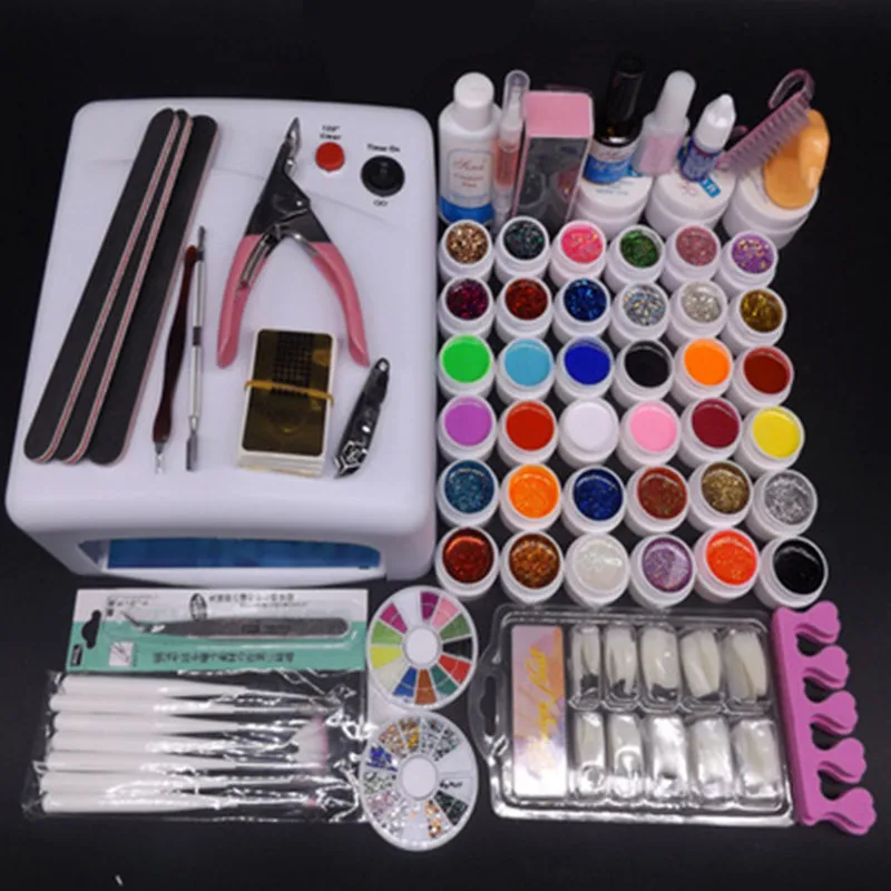 

Nail Set 36W / 24W SUNX Plus UV LED Lamp Dryer With Nail Gel Polish Kit Soak Off Manicure Set Gel Nail Polish For Nail Art Tools