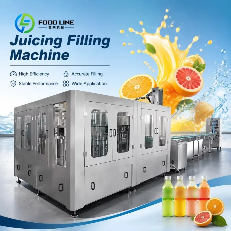 Can Full Automatic Fresh Fruit Mango Juice Processing Line Orange Drink Production Line Pomegranate Juicing Filling Machine