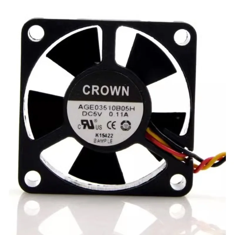 New Cooler Fan for CROWN AGE03510B05H DC5V 0.11A 3510 3.5CM Cooling Fan 35*35*10mm