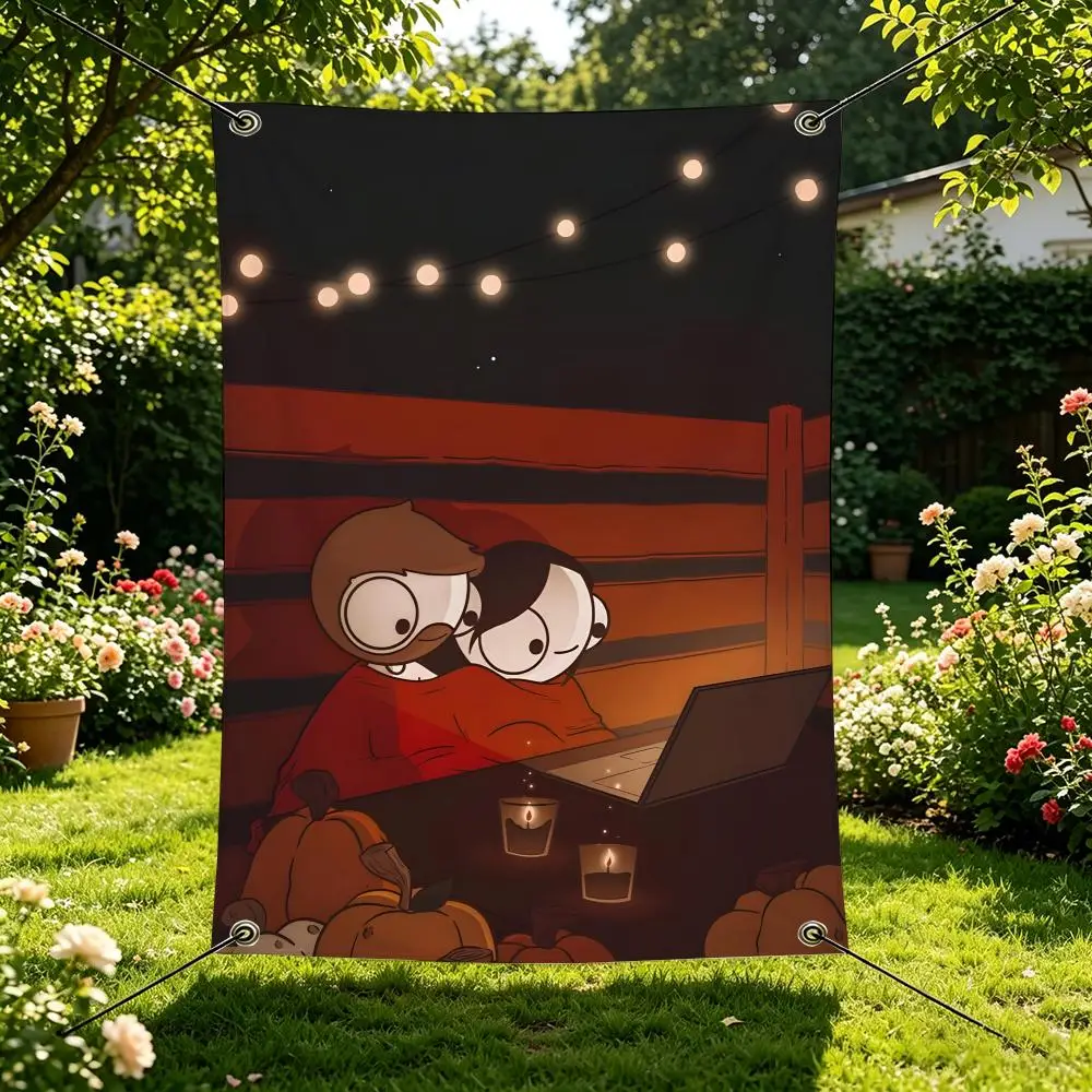 Banderas Comic C-Catana C-Comics, decoraciones para exteriores, bares musicales, interiores del hogar, decoraciones para patios y jardines