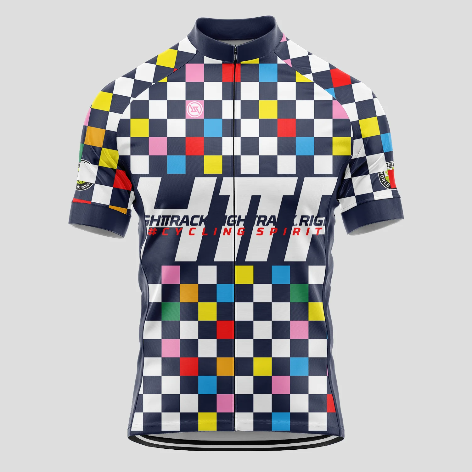 Pro Ride RightTrack Cycling Jersey Summer Outdoor MTB Indoor Training Quick Drying Mesh Clothing Unisex Colorful Bike Apparel