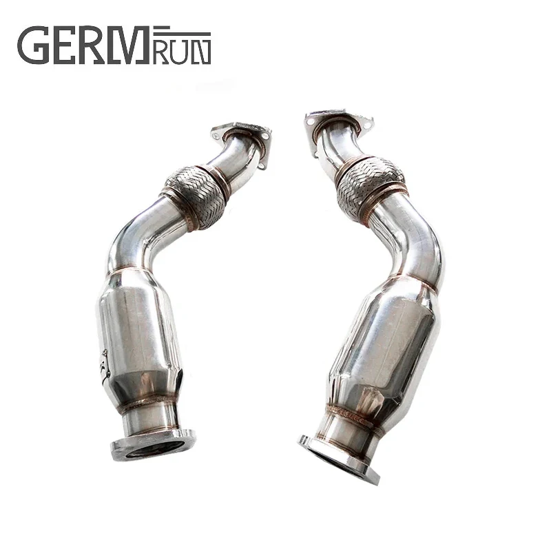 Exhaust Downpipe For NISSAN 07+ 350z 370z G37 FX35 FX37 Q50 Q60 VQ35HR VQ37HR