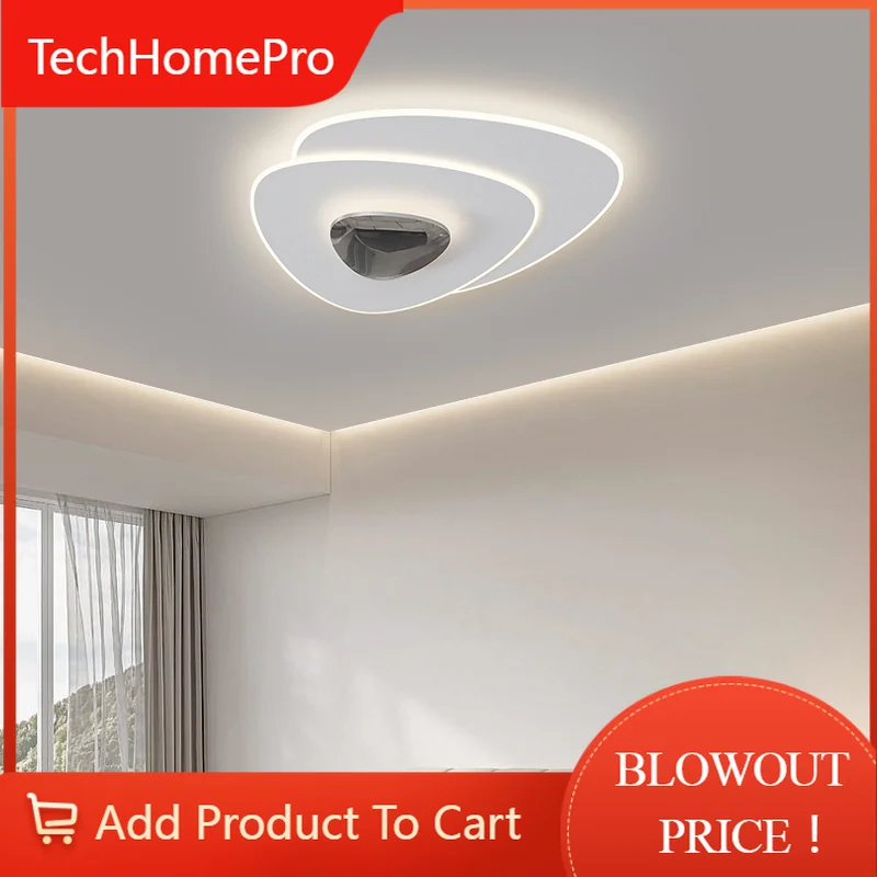 TechHPIrregular LED Ceiling Lights Modern Bedroom Lamp Living Room Light Home Indoor Decor Ceiling