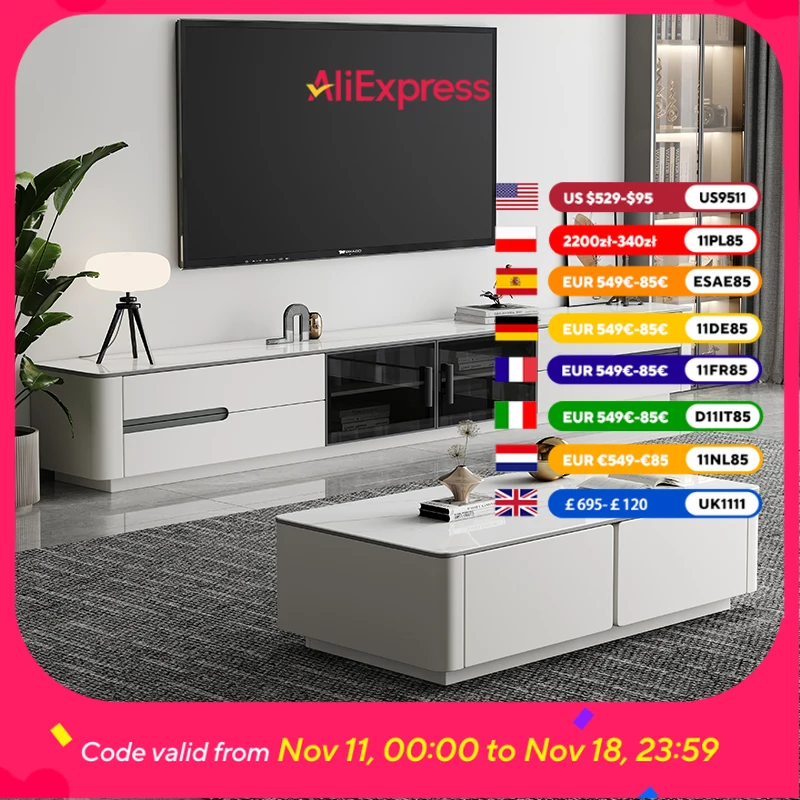 

Storage Normal Tv Stand Universal Alone Design Wooden Minimalist Tall Tv Cabinet Modern White Meuble Television Salon Furniture