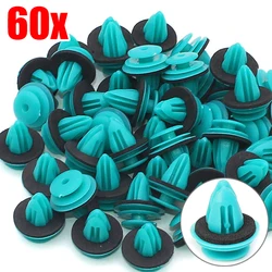 Green Nylon Retaining Clips Car Door Panel  Bumper Fastener Buckle Auto Interior Rivet Clip Accessories Universal Buckles