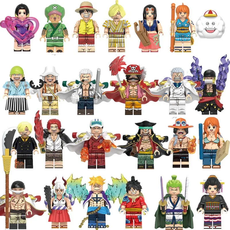 

8pcs/set Anime ONE PIECE Peripheral Toy Model Luffy Ace Shanks Zoro Nami Usopp Hancock Collection Birthday Gift Toys