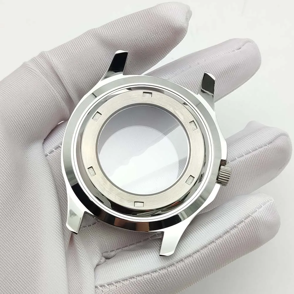 42mm Men's Stainless Steel Case Kit for NH35 Movement, Night Luminous Dial, Watch Parts and Accessories, Water Resistant