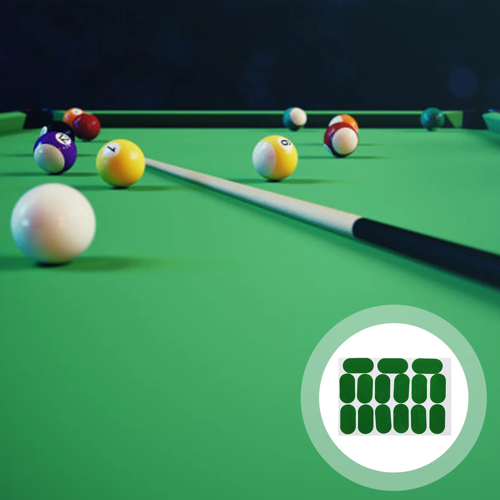 

Durable Pool Table Cloth Patches for Repair and Maintenance Billiard Accessories Fixing Stickers Snooker Markers