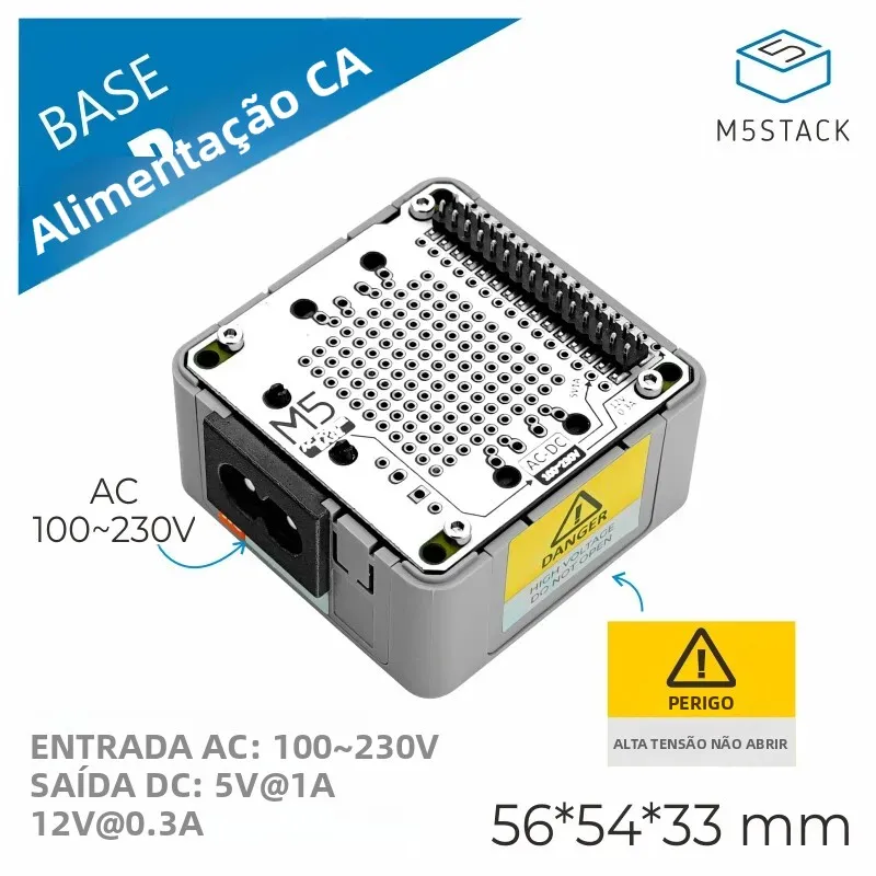 emcとパルス減衰器を内蔵した公式m5stack-ac-dcコンバータモジュールにより、メインコントローラの電源供給の柔軟性が向上します