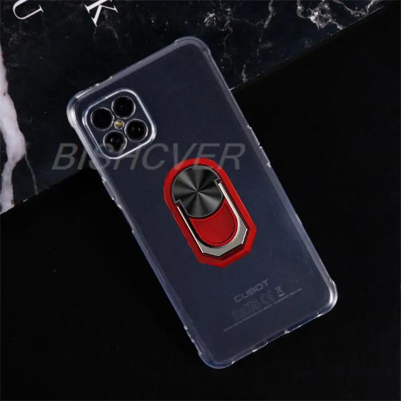 Magnet Phone Case For Cubot C30 2020 6.4 inch Shockproof Soft TPU Silicone Cover For Cubot C30 Case With Ring Holder