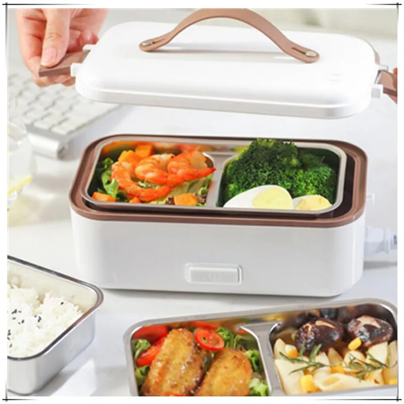 Portable Electric Lunch Box Rice Cooker Food Warmer Heater And Home Electric LBento Box Convenient Life