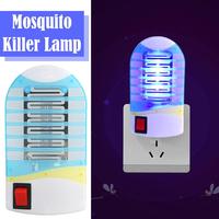 Summer Electric Mosquito Light Worm Killing Blue Light Repellent Zapper Mosquitoes US Socket Bedroom Night PLUG Trap Lamp I W1V4