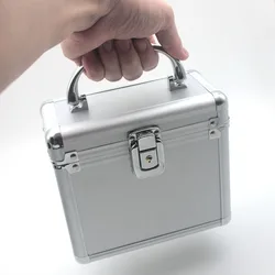 Small Tool Box Mini Aluminum Alloy Toolbox Portable Storage Case Precision Instrument Box Suitcase Impact Resistant With Sponge