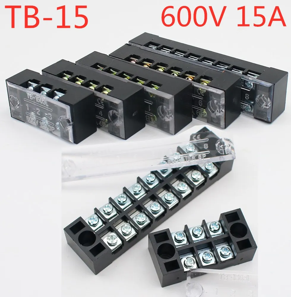 1-шт-двухрядная-винтовая-Клеммная-колодка-600-в-15a-tb-1503-tb-1504-tb1506-tb-1508-tb1505-tb1510-tb1512-tb1515-опционально