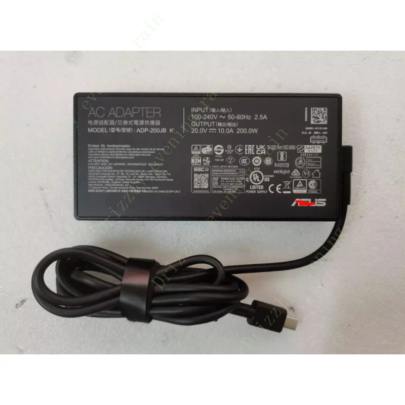 NEW OEM 20V 10A 200W ADP-200JB K For ASUS ROG Zephyrus G14 GA403UV-QS020W AC Adapter