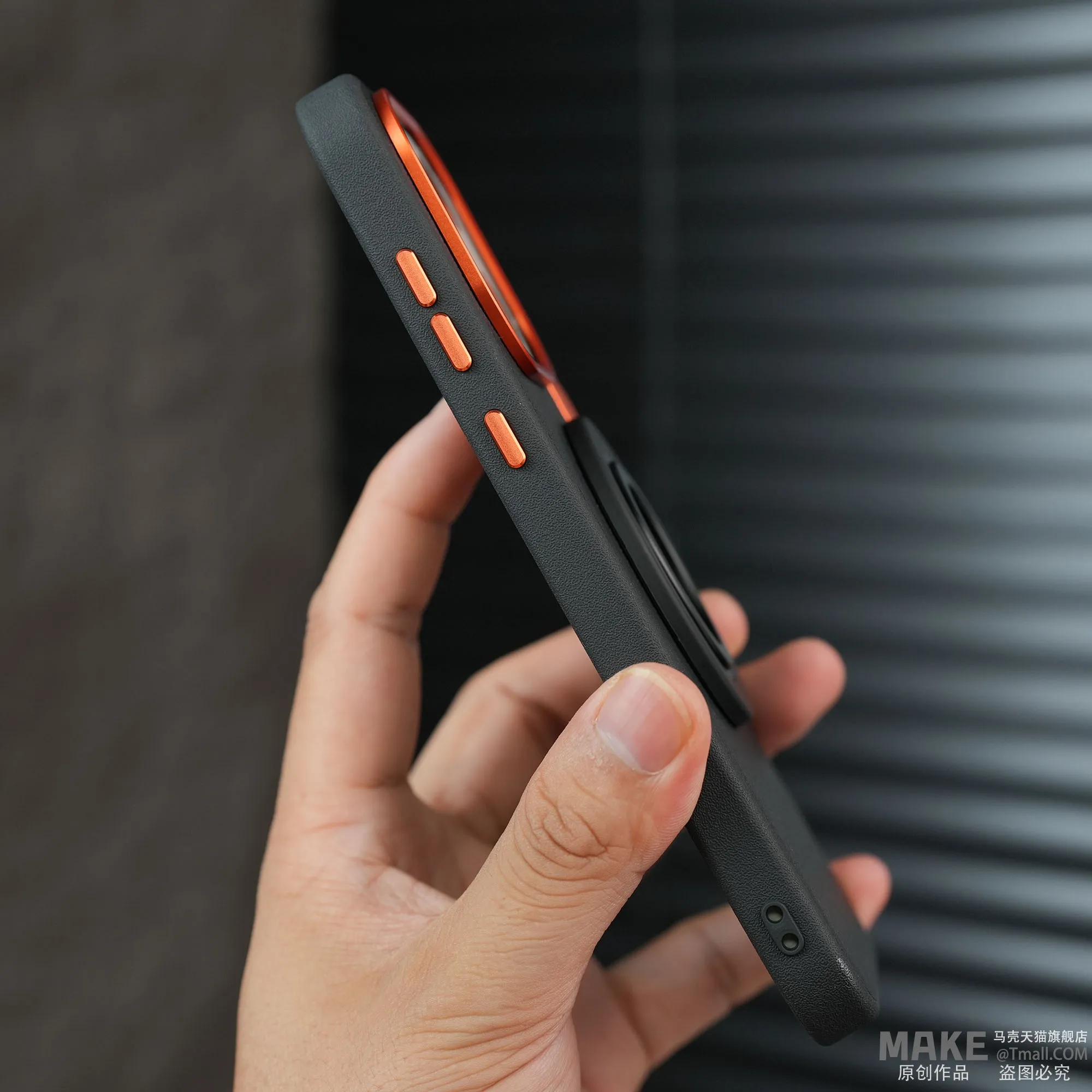 Etui na OnePlus 15, luksusowe, matowe, ze skóry PU, z magnetycznym zamknięciem, kompatybilne z bezprzewodowym ładowaniem, bumper, funda. — zdjęcie produktu 5