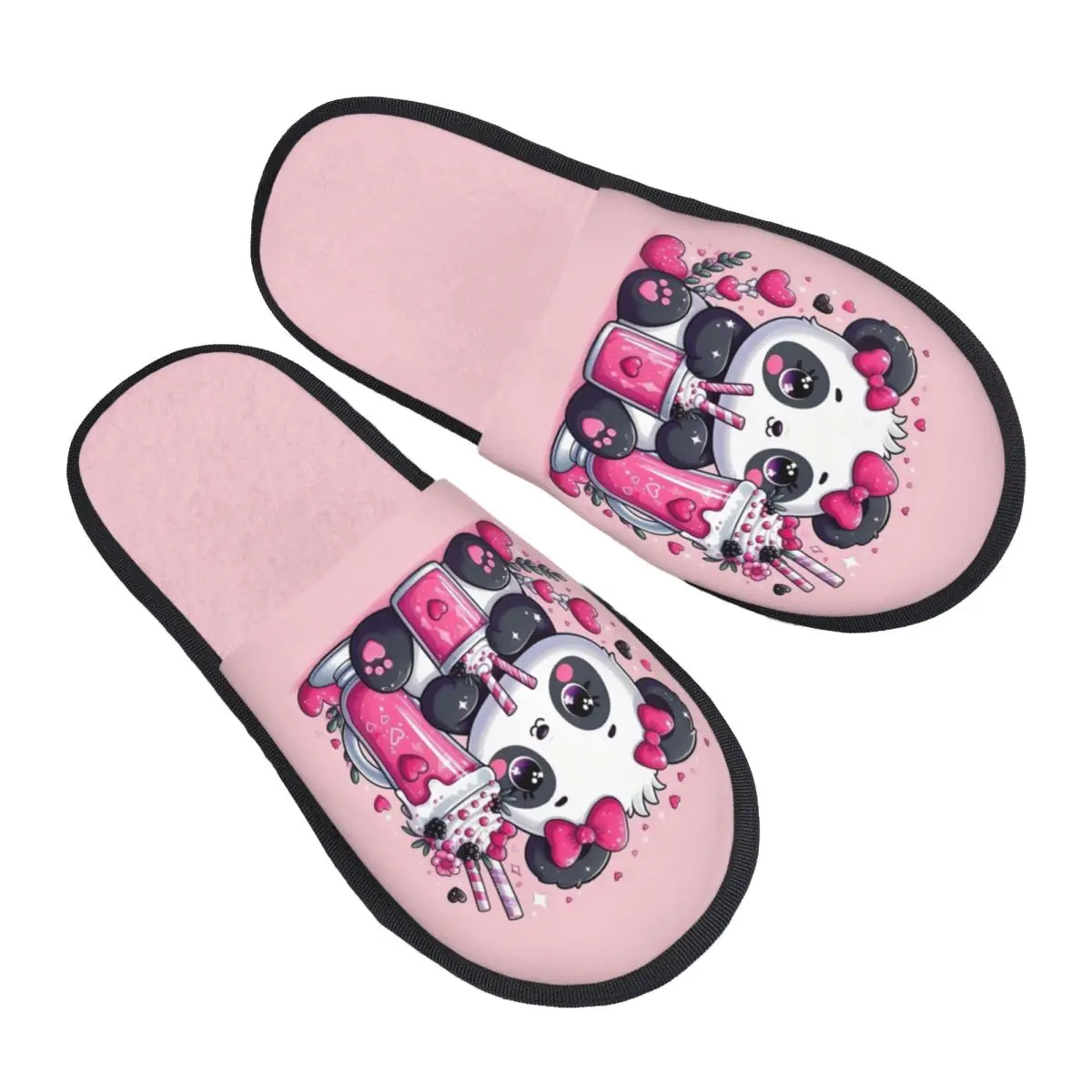 Custom Love Heart Tare-pan-daed Lce Cream Cartoon Memory Foam Slippers Women Comfy Warm Cute Anime House Slippers