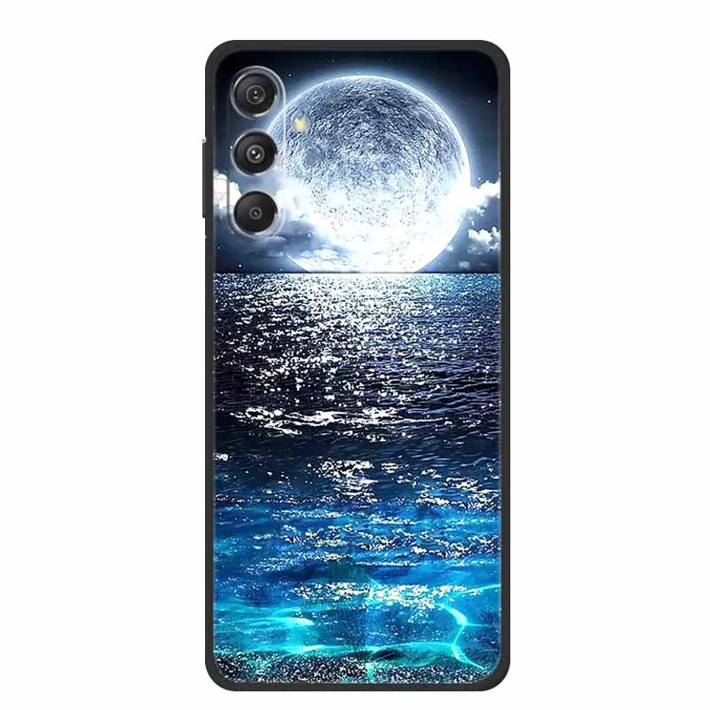 For Samsung Galaxy S24 FE Case Popular Black Silicone Soft Back Cover Case For Samsung S24 FE Phone Case Cover S24FE Coque Funda